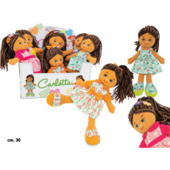 Teorema: Carlotta - Bambola In Pezza Mulatta 30 Cm