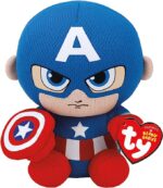 Marvel: Ty - Captain America (Peluche 20 Cm)
