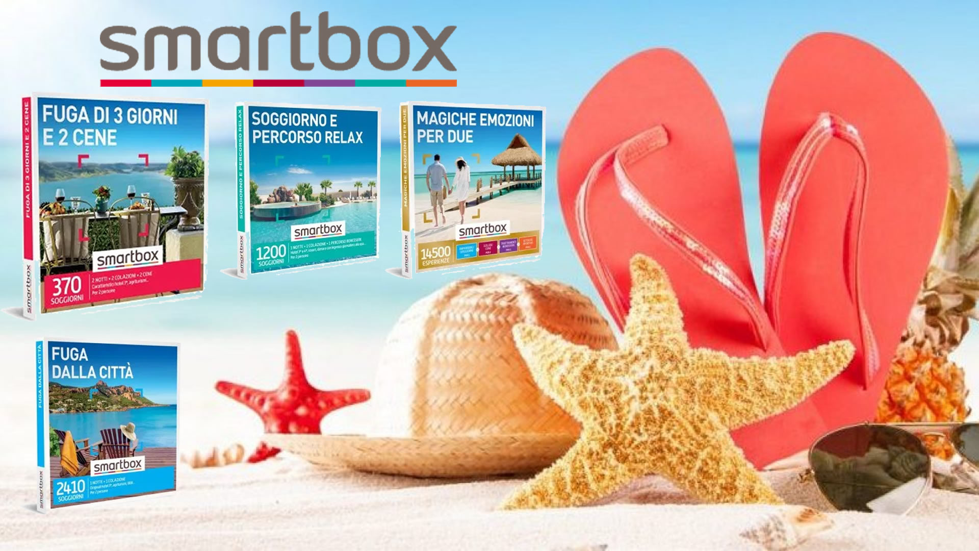 Vuoi scappare dalla città? Smartbox: Vacanze Indimenticabili