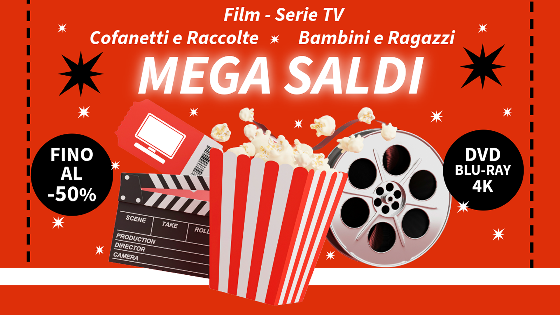 FILM: Saldi fino al -50%